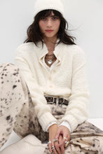 Load image into Gallery viewer, Free People Tucked Henley Pullover /Sugar Swirl Combo