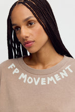 Load image into Gallery viewer, Free People Tackle Bleached Logo Tee/Starlight