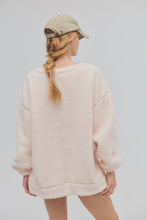 Load image into Gallery viewer, Free People Cabin Fever Fleece Tunic/Cream