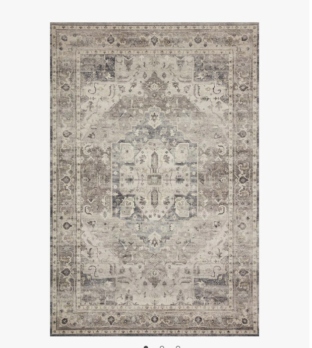 Loloi X Hathaway Collection/Steel Ivory