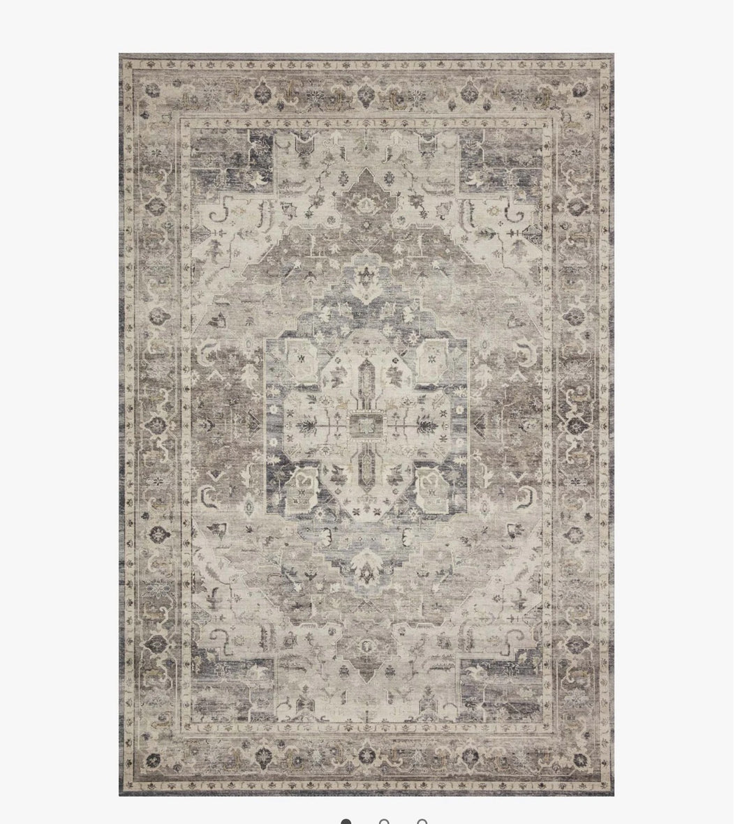 Loloi X Hathaway Collection/Steel Ivory