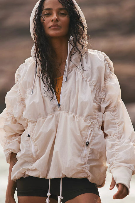 Free People Happy Camper Pullover/Bleached Clay