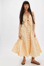 Load image into Gallery viewer, Free People Via Midi Dress/Creamsicle Combo Everly