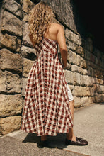 Load image into Gallery viewer, Free People Via Midi Dress/Brown Combo Everly