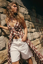 Load image into Gallery viewer, Free People Via Midi Dress/Brown Combo Everly