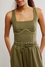 Load image into Gallery viewer, Free People Inbound Onesie/ Seagrass