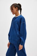 Load image into Gallery viewer, Free People Making It Pullover/ Black Grape