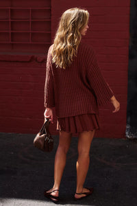 Free People Kenzie Sweater Set/Brownstone