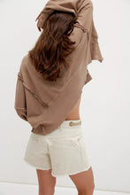 Load image into Gallery viewer, Free People We The Free Moxie Barrel Shorts/ White