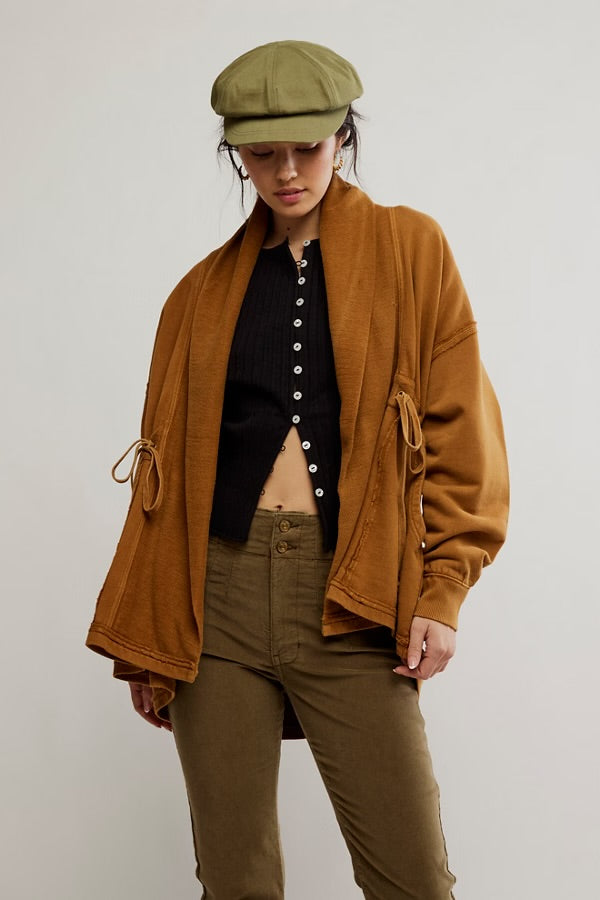 Free People Boothbay Sweatshirt/ Chai Tea