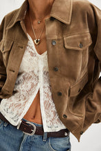 Load image into Gallery viewer, Free People We The Free Night Ranch Vegan Jacket/Antique Bronze