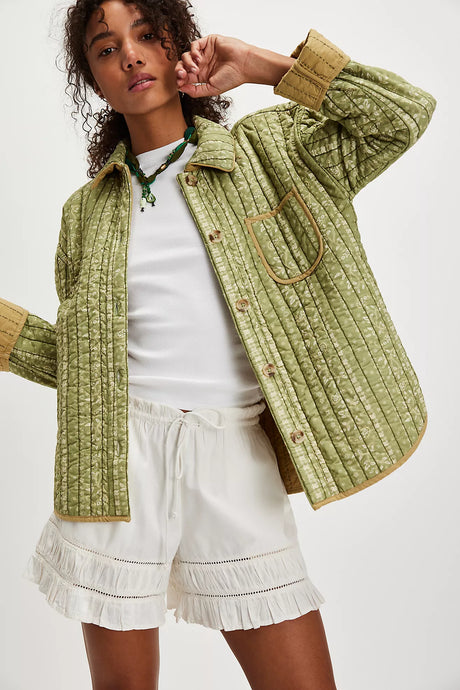 Free People Alexie Jacket/ Olive