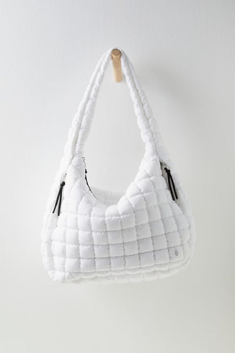 Free People Quilted Carryall Bag/optic White