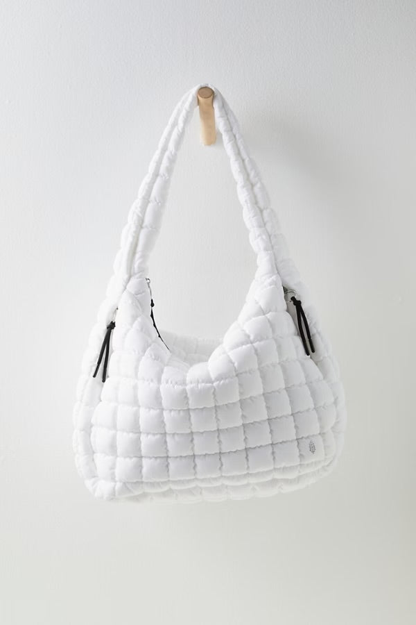 Free People Quilted Carryall Bag/optic White