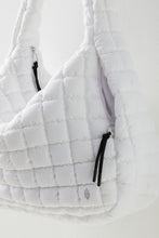 Load image into Gallery viewer, Free People Quilted Carryall Bag/optic White