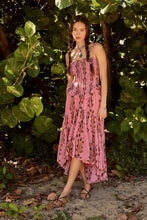 Load image into Gallery viewer, Free People Alejandra Midi Dress/Hot Pink Combo