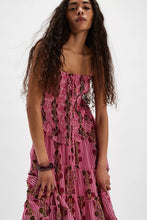 Load image into Gallery viewer, Free People Alejandra Midi Dress/Hot Pink Combo