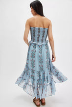 Load image into Gallery viewer, Free People Alejandra Midi Dress/Soft Blue Combo