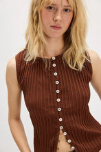 Load image into Gallery viewer, Free People Tilly Vest/Honey Bronze