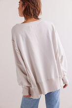 Load image into Gallery viewer, Free People We The Free Graphic Camden Pullover/Highland Cow Combo