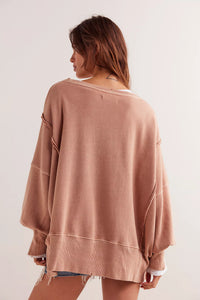 Free People We The Free Graphic Camden Pullover /Mirrored Horses