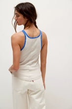Load image into Gallery viewer, Free People We The Free Only 1 Solid Ringer Tank/Ivory Combo