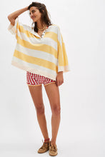 Load image into Gallery viewer, Free People We The Free Wonderful Tee/Yellow Combo