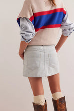 Load image into Gallery viewer, Free People We The Free Wynne Railroad Skirt/Indigo Railroad