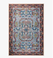 Load image into Gallery viewer, Rifle Paper X Loloi Canopy Collection Edie Printed Rug/Red Blue