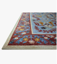 Load image into Gallery viewer, Rifle Paper X Loloi Canopy Collection Edie Printed Rug/Red Blue
