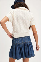 Load image into Gallery viewer, Free People We The Free Roselle Denim Mini Skirt/High Tide