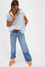 Load image into Gallery viewer, Free People We The Free Keep On Polo/Polar Fog