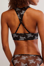 Load image into Gallery viewer, Free People Talk About It Racerback Bra/Black