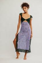 Load image into Gallery viewer, Free People Suddenly Fine Maxi Slip/Lavender Combo