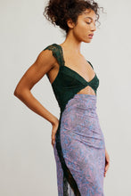Load image into Gallery viewer, Free People Suddenly Fine Maxi Slip/Lavender Combo