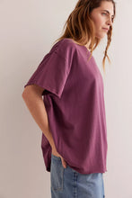 Load image into Gallery viewer, Free People We The Free Nina Tee/Maroon