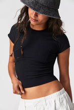 Load image into Gallery viewer, Free People We The Free Protagonist Tee/Black