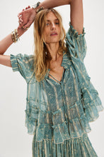 Load image into Gallery viewer, Free People Morning Mist Maxi Set/Mineral Blue