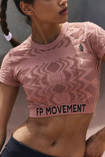 Load image into Gallery viewer, Free People Run The Distance Baby Tee/ Petal