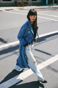 Free People We The Free Monique Indigo Duster/Sunlightblue
