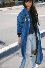 Load image into Gallery viewer, Free People We The Free Monique Indigo Duster/Sunlightblue