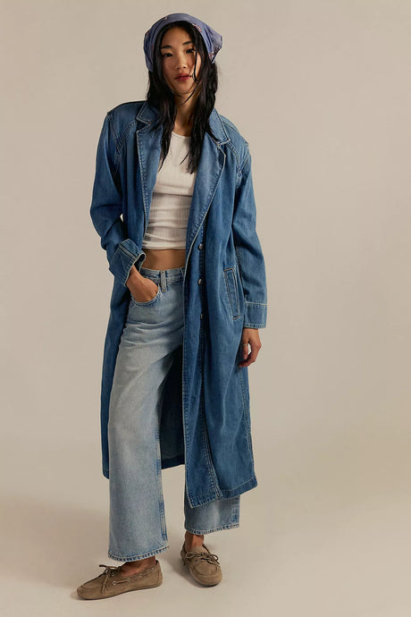 Free People We The Free Monique Indigo Duster/Sunlightblue