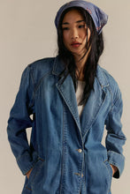 Load image into Gallery viewer, Free People We The Free Monique Indigo Duster/Sunlightblue