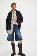 Load image into Gallery viewer, Free People We The Free Cori Waxed Jacket/Darkest Sapphire