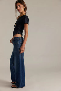 Free People We The Free Tennessee Low Rise Boyfriend Jeans/Outlaw