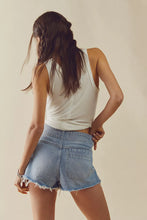 Load image into Gallery viewer, Free People We The Free Emmy Denim Skort/Light Blue Wash