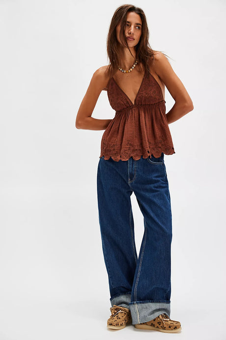Free People Sunny Days Cami/Nutmeg