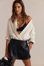 Load image into Gallery viewer, Free People Paradise Found Vegan Skort/Black