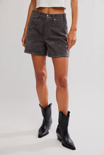 Load image into Gallery viewer, Free People We The Free Tippi Vegan Suede Shorts/Dark Grey