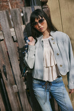 Load image into Gallery viewer, Free People Nimbus Suede Jacket/Northern Droplet